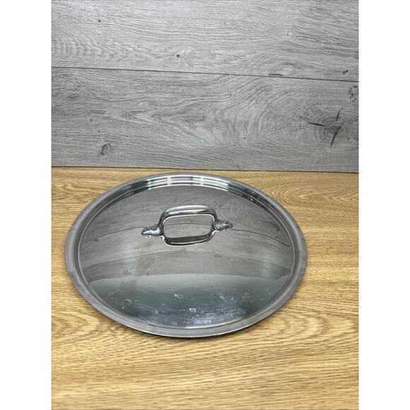 All-Clad 11-inch Stainless Steel LID ONLY 11-1/4”Outer 10-3/8" Inner Diameter - Picture 1 of 5
